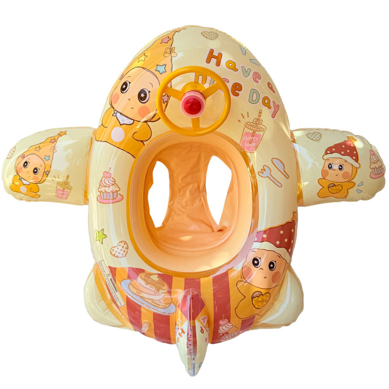 Flotador con Asiento y Volante Infantil de PVC, Inflable y Anti-vuelco para Piscinas image 12