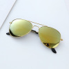 Children's trend metal fashionable glasses solar-powered, sunglasses, wholesale