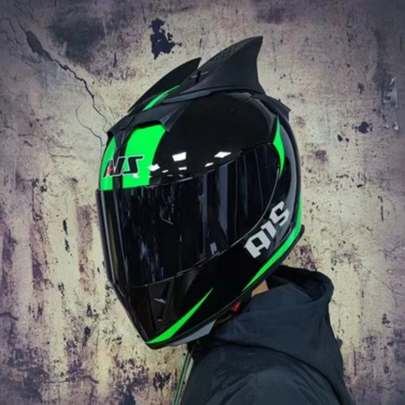 녹색 칼날/차 거울+뿔