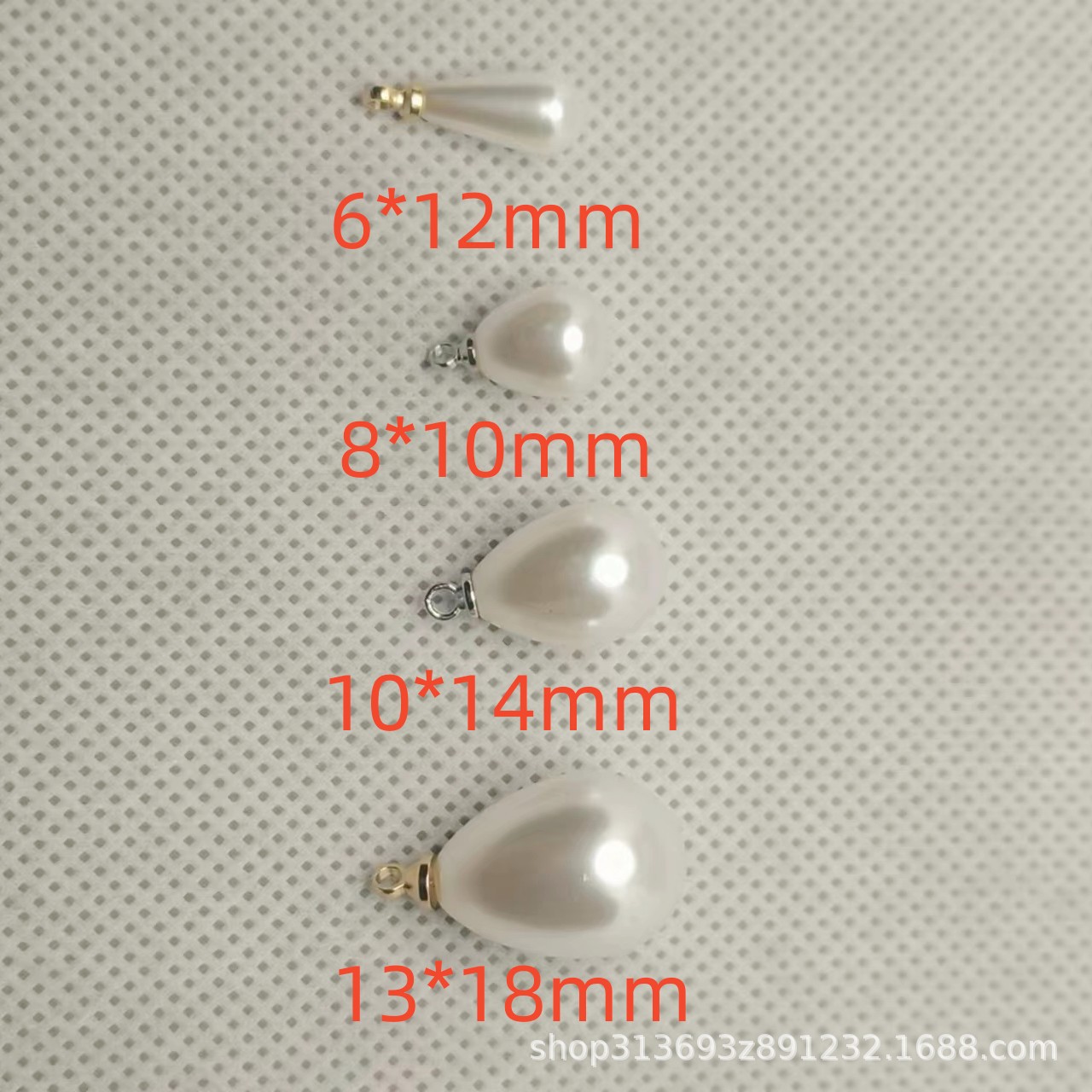 ハイライトは真珠の水滴のペンダントの流行のネックレスのイヤリングの部品をまねます。