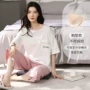 圆领夏季女士短袖家居服