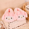 Winter cartoon cute waterproof bag heels, keep warm slippers