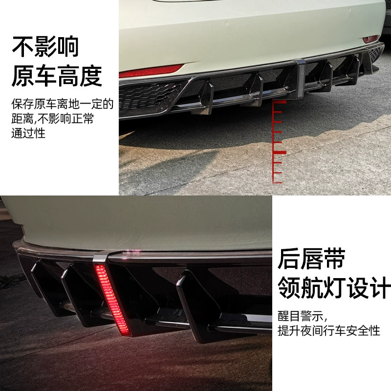 Suitable for TESLA Tesla Model3 Sports Siege Kit Rear Lip Movement Tail Modification Exterior