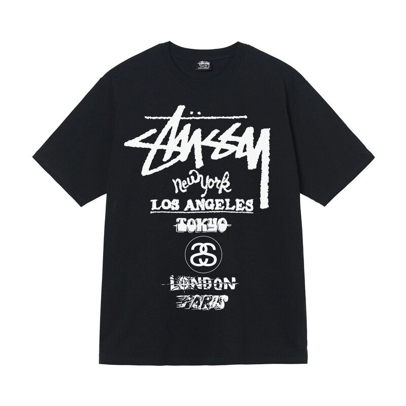 stussy ステューシー 2025 新作 メンズ レディース 半袖 Tシャツ 夏 メンズ ゆったり 230g ヘビーウェイト 高品質 Tシャツ|undefined