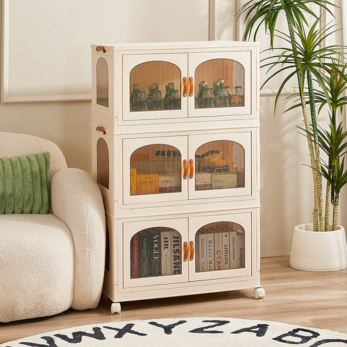 Multifunctional storage box for household folding clothes, books, wardrobe storage box, transparent toy and miscellaneous storage box