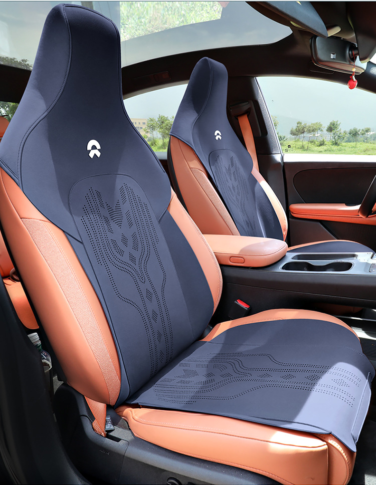 Weilai et5 special car seat cushion four seasons universal saddle cushion suede half bag ventilated ET5T seat cover cushion