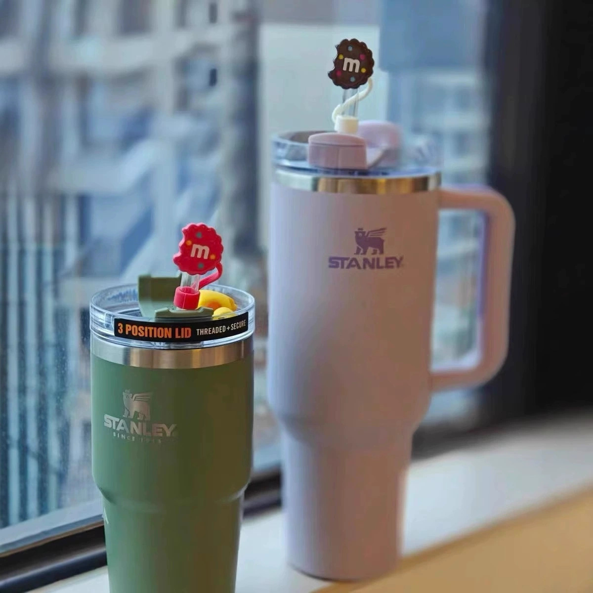 Aplicable para tazas de paja Stanley tapón de polvo 10mm cubierta de paja taza de agua accesorios de taza de calor tapa de paja