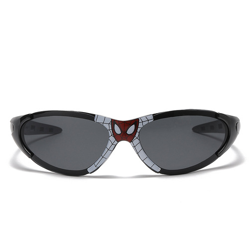 7318 Children's Sunglasses for Boys, Cartoon Spider-Man Style, Instagram-Inspired, Sun-Shading Sunglasses