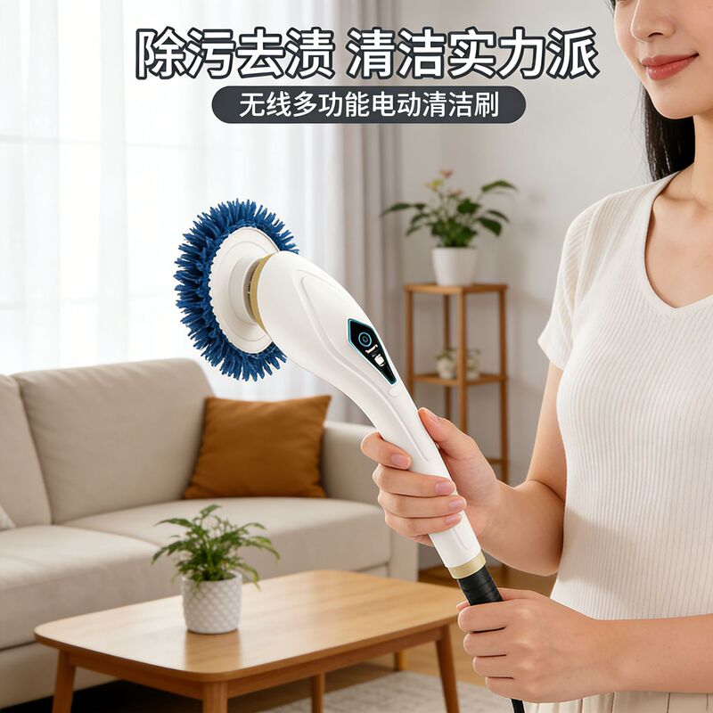Factory Direct Sales Wireless Electric Mop for Home Use, Fully Automatic Intelligent Dirt Removal and Stain Cleaning, Multifunctional Floor Mopping and Window Cleaning Tool