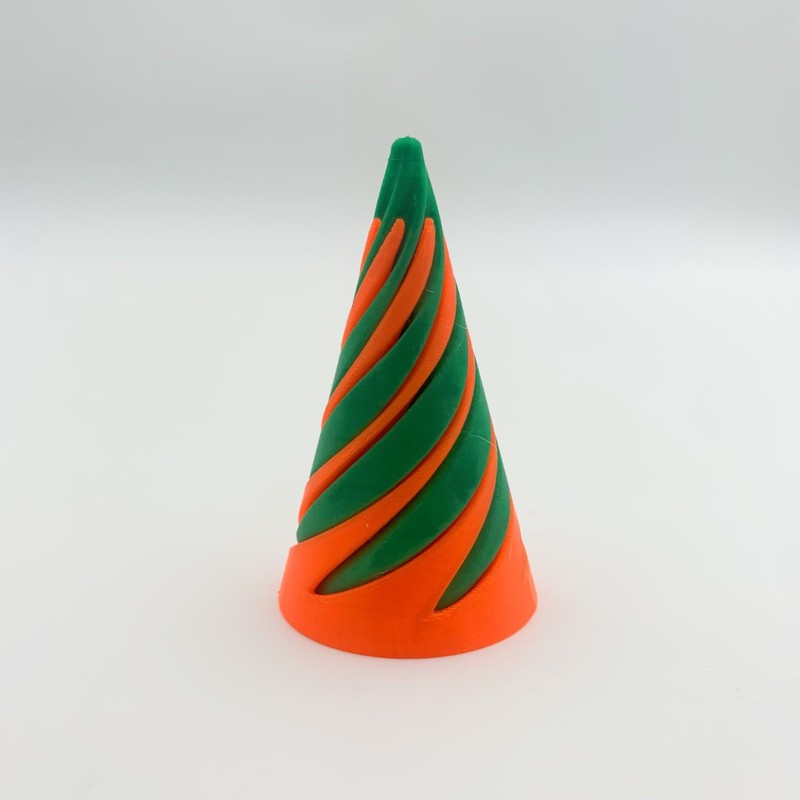 国境を越えたホットセール 3D プリント円錐形減圧おもちゃ 2 色の立体挿入子供の教育開発おもちゃ|undefined