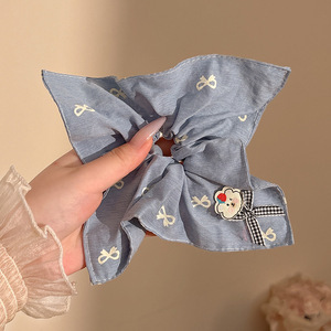 Anillo de cabello perezoso coreano cuerda de cabeza intestino grande niñas de alto nivel de la sensación de cabello de alta elasticidad correa de cabello de cabello super grande