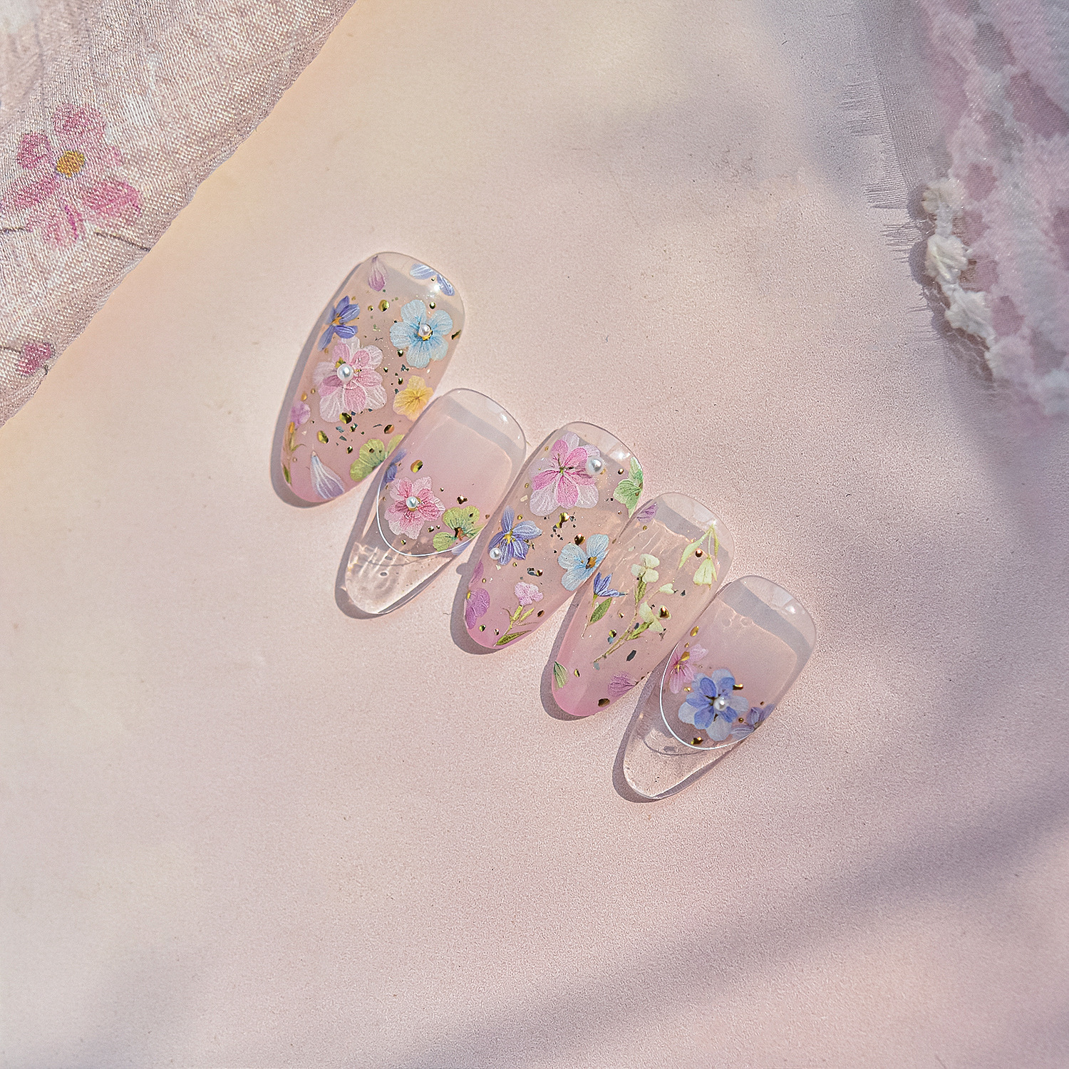 Manicure nuevo calcomanías flor flor de crisantemo autoadhesivo pegatinas de uñas calcomanías en forma de corazón al por mayor