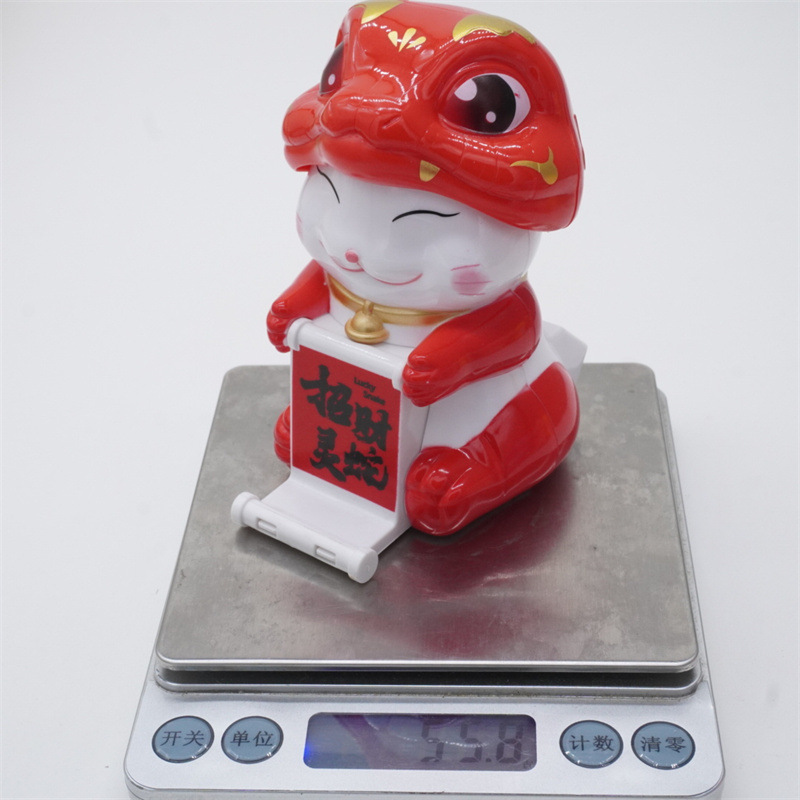 太阳能灵蛇招财猫桌面摆件办公室装饰品跨境电商创意礼品车载摆件详情24