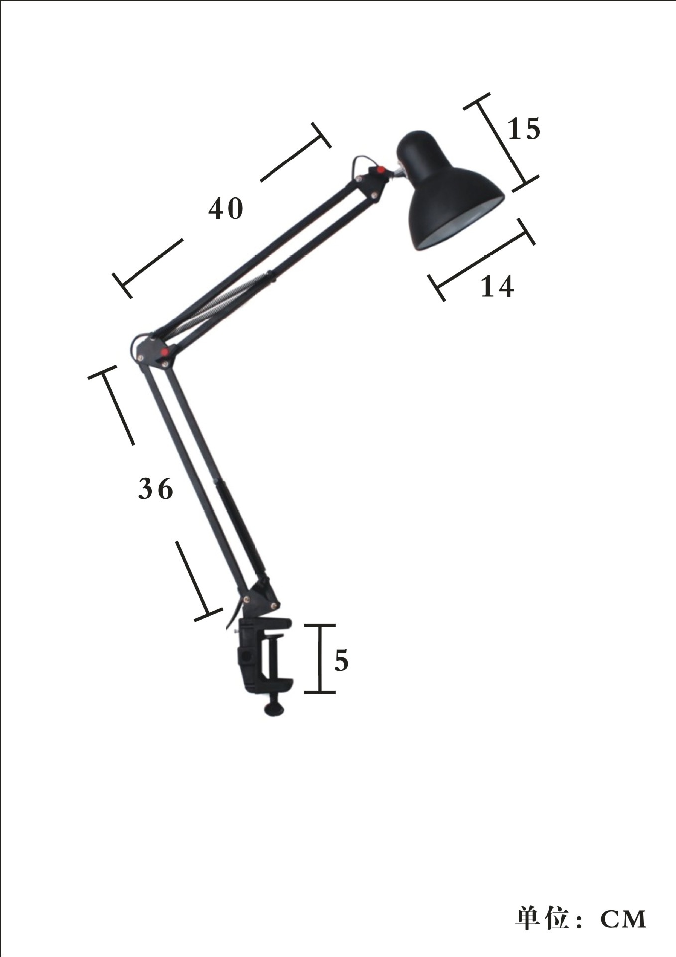 美式長(zhǎng)臂折疊臺(tái)燈辦公桌伸縮工作臺(tái)燈學(xué)生書桌護(hù)眼插電夾子臺(tái)燈