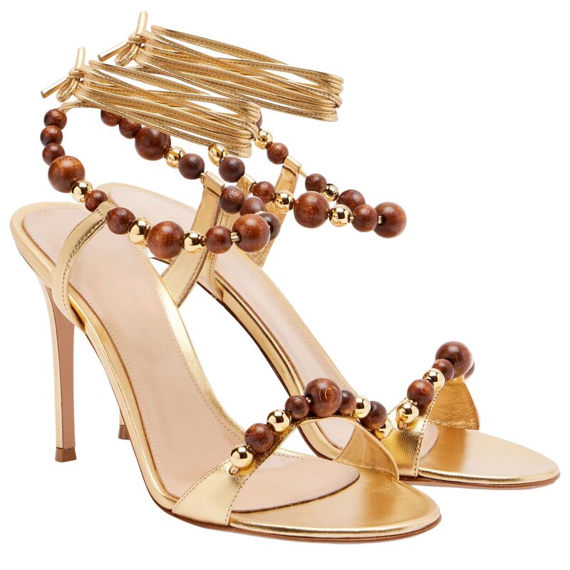 European and American Style Sparkling Rhinestone High Heels for Women, Open-Toe Stiletto Sandals with Ankle Straps and Bowknot, Party Shoes for Women