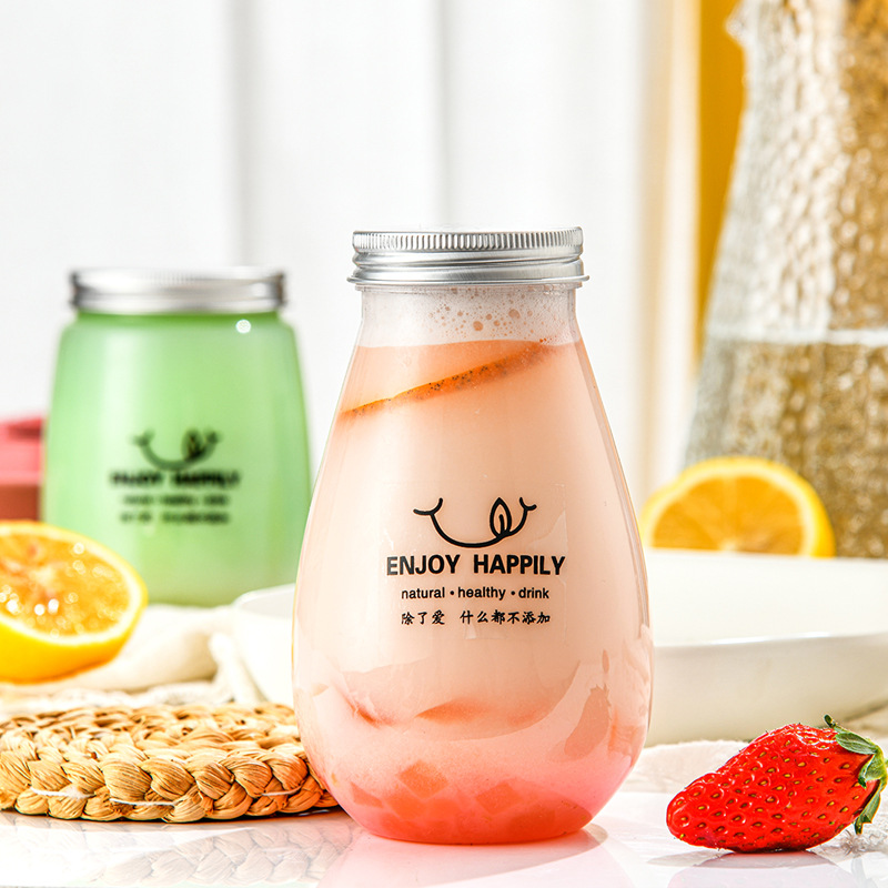 new internet celebrity milky tea cup disposable water drop cup u-cup bra juice cup commercial takeaway cup take out cup sealing tape