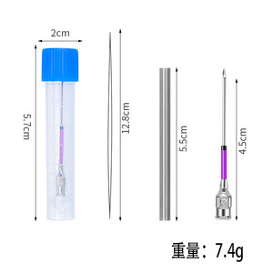 Herramienta de bordado con agujas intercambiables para punteado y estampado de flores