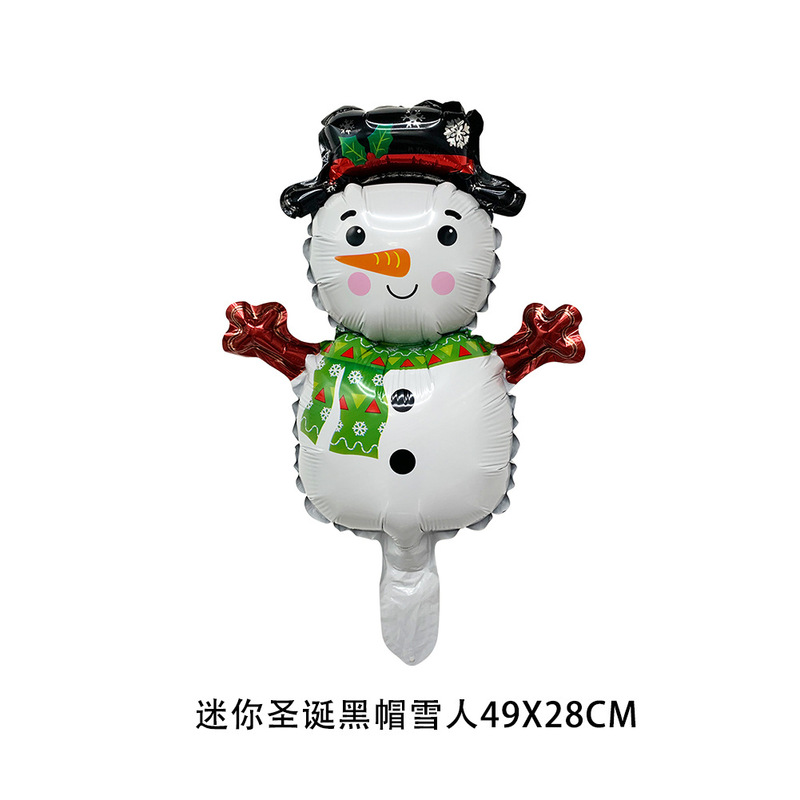クリスマスシリーズアルミフィルム風船 クリスマスショッピングモール 学校 クリスマスイブパーティー装飾 アルミホイル風船用品|undefined