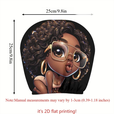 Universal seat cover – Amazon Black Skull Funny - 11-double-sided-printing-1pc-26cm28cm