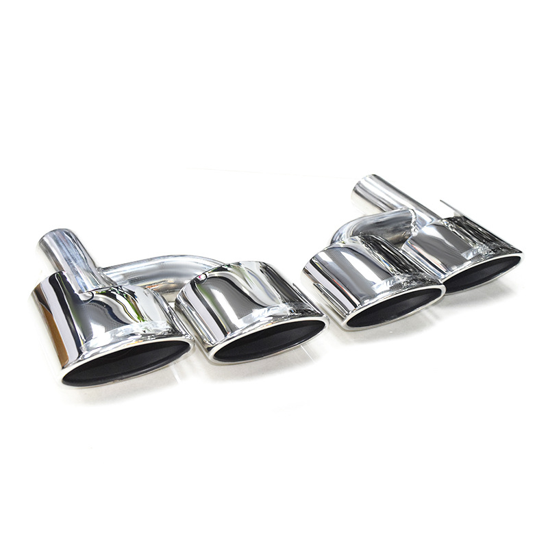 Suitable for Mercedes-Benz Exhaust Pipe Modification W204C-Class C63 Four-Out Oval C260C200C300 Silencer Mouth
