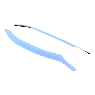 19-21 New Sagitar Lamp Eyebrow Car Stickers Headlight Decorative Strips Decorative Stickers Carbon Fiber Painted Car Lamp Eyebrow Stickers (Lamp eyebrow) - polar-white-one-pair