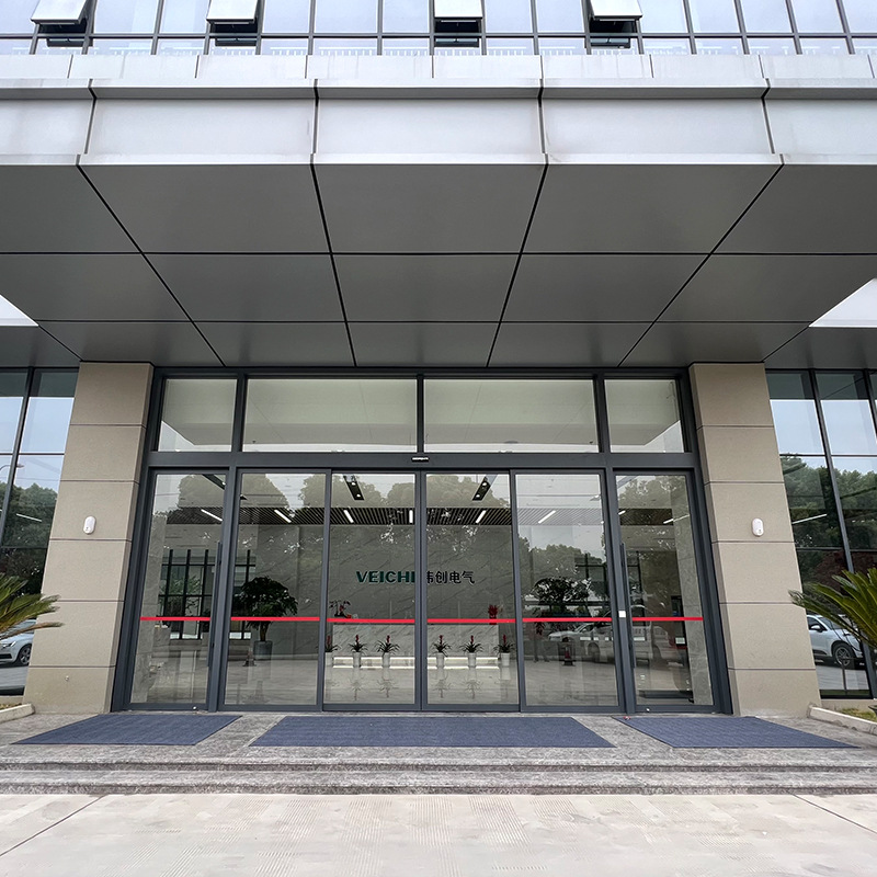 电动玻璃自动平移感应门 人脸识别办公室门禁自动门玻璃感应门