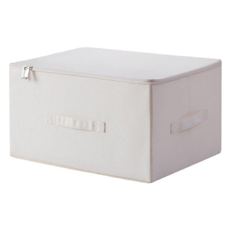 水洗い可能布芸衣類収納ボックス収納ボックス折りたたみ可能ファスナー整理ボックス防塵防湿コットン収納ボックス