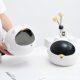 Household Internet celebrity cat space desktop trash can with lid sundries storage box student office storage bucket wholesale