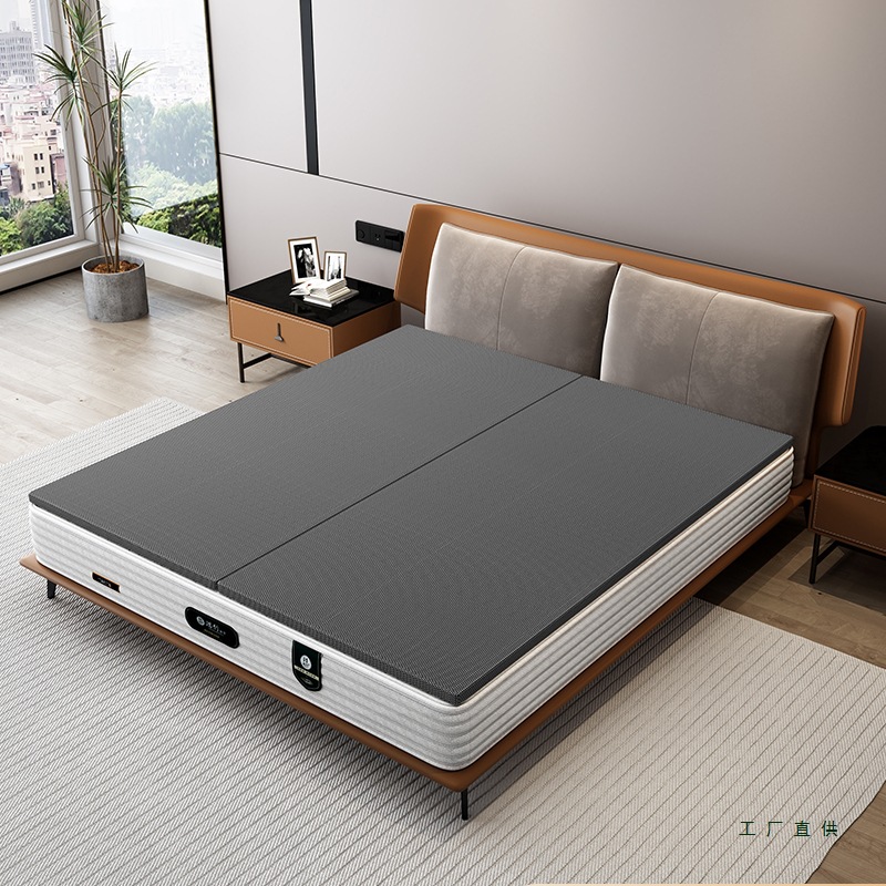 Coconut Palm Hard Mattress Soft Bed Plus Hardening Artifact Waist Protection Anti-Collapse Mattress Plus Hardening 3D Cloth Cover Tatami Mattress