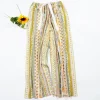 No. 8 color 9 points wide -leg pants
