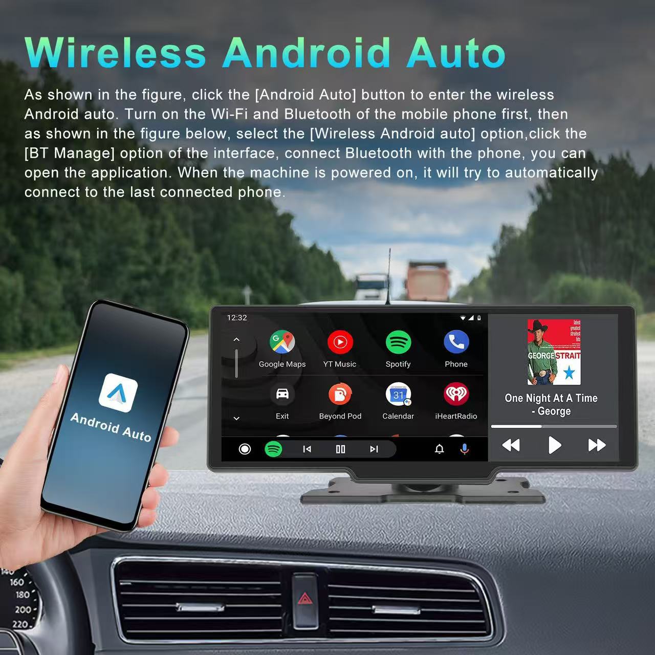 10.26inch Android 10/Wifi Version Cross-Border Car Navigation Device Carplay All-In-One Car Navigation Device