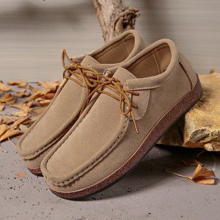 Mocasines con Tacón de Cuña para Mujer de Cuero Sintético y Suela de Caucho image 7