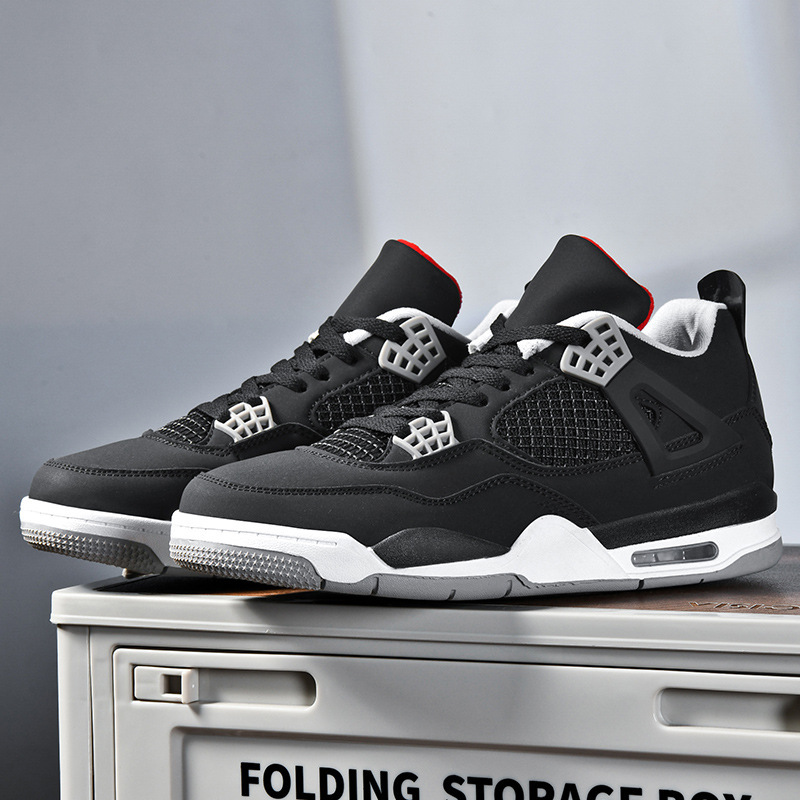 Summer new basketball shoes student trend AJ4 plus size basketball shoes 7 colors optional street players cool sneakers