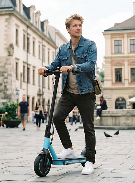 Electric Scooter Foldable 10inch Overseas Warehouse Wholesale High-Power Adult Mobility Scooter