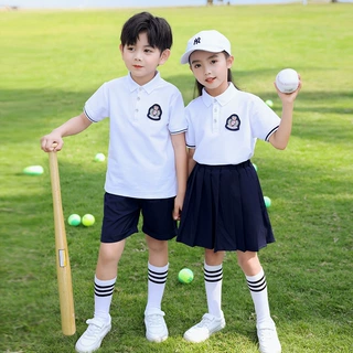 新款幼儿园园服夏装校服英伦学院风毕业照服装夏季班服小学生套装