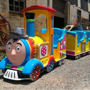 Amusement Park Electric Sightseeing Rail-Less Train Shopping Mall Children's Amusement Equipment Square Outdoor Night Market Stall Train