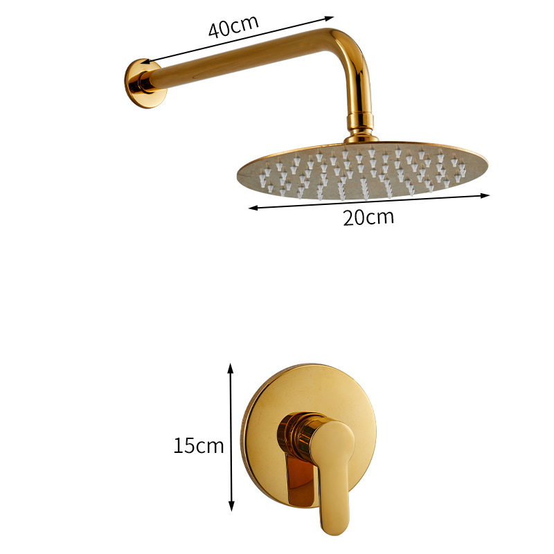 Oro 7106D con pulverización superior 304 de 10 pulgadas