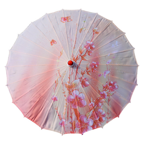 Leisure rainproof floral fabric umbrellas, oil paper umbrellas, paper umbrellas, dance umbrellas, store decoration ceiling umbrellas, ancient style umbrellas with tassels, manufacturers for distribution