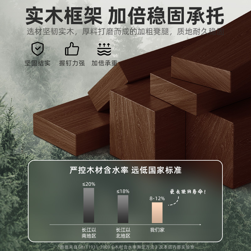 Taburete pequeño de madera maciza de trébol de cuatro hojas, taburete para cambiar zapatos en la puerta del hogar, banco pequeño, taburete de sofá de paquete suave simple y moderno, taburete bajo