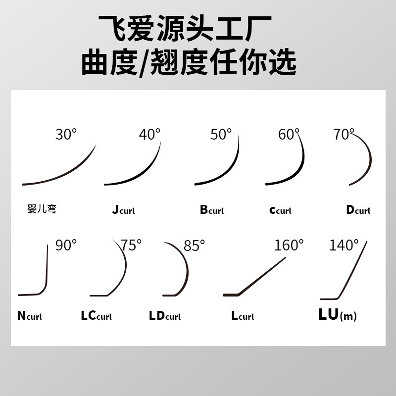 一本多取丸毛密列伪まつげサンフラワー接ぎ木まつげL型まつげ広角狐系クラスターまつげ|undefined
