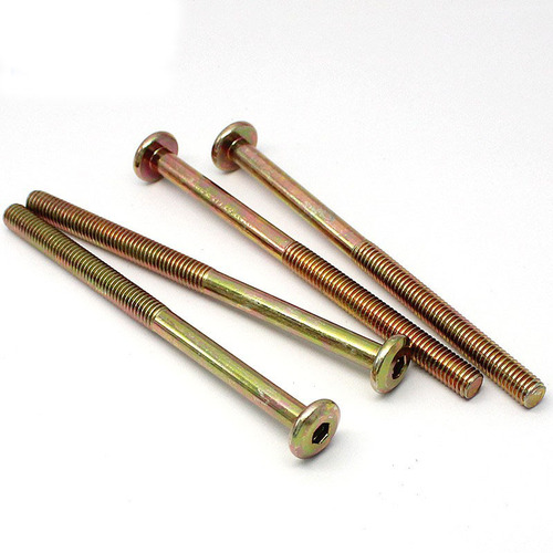 M6 inner hexagonal chamfer screws factory wholesale color zinc crib sofa chair furniture flat head screws