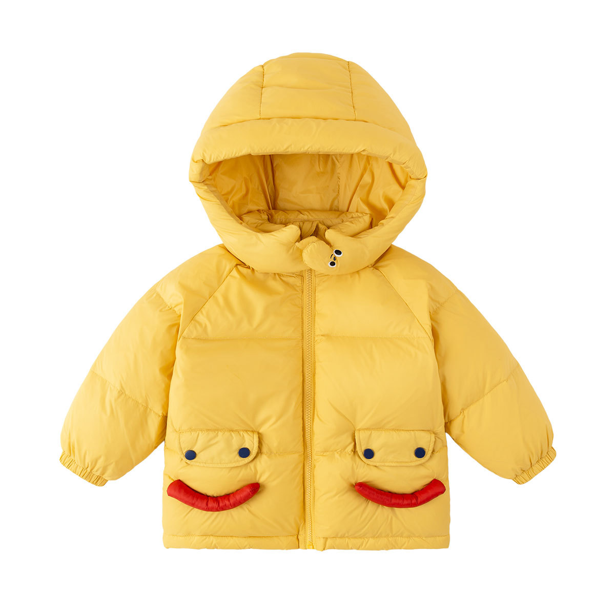 [Serie Smile] chaqueta de plumón de pato bebé chaqueta acolchada de algodón para niños de invierno chaqueta acolchada de algodón para Niñas Ropa para niños
