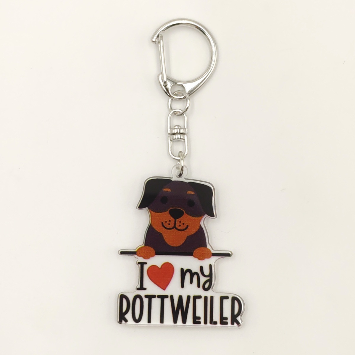 13g Weight Keychain Classification 1 Piece Quantity Holiday, Banquet, Travel Occasion Acrylic Material Letter, Dog Pattern Unisex Gender Ethnic Style, Simple Style Style Ethnic Style Simple Style Letter Dog Arylic Unisex Keychain 9
