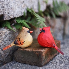 樹脂の彫像の置物の肥えた鳥のシリーズのシミュレーションのスズメの樹脂の装飾のかわいいデスクトップの装飾の芸術品は国境を越えます。