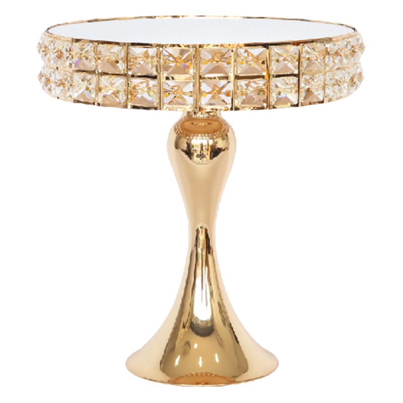 Boda cristal postre soporte exhibición decoración postre cosméticos caja de almacenamiento Copa pastel stand artesanía Mesa