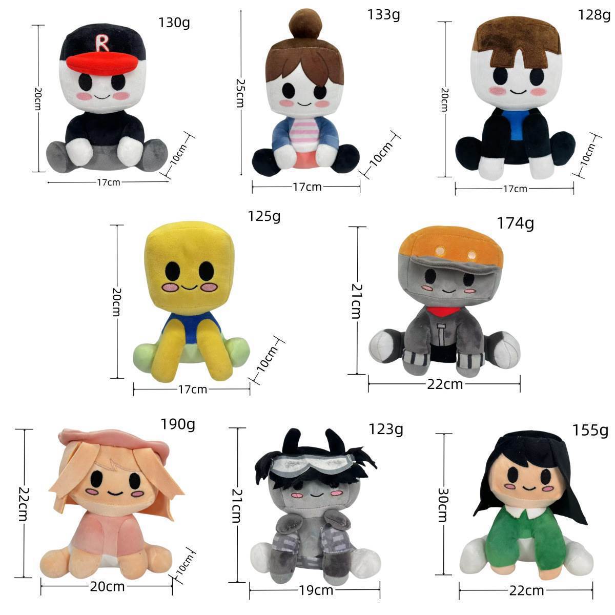 20CM The New Roblo Surrowing Plush TOYS Dolls CUTE D