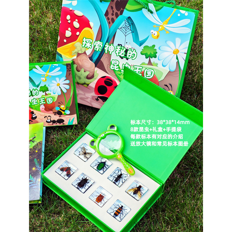 유치원 과학 대중화 8종 + 선물 상자 + 선물 가방 선택 사항(핫 스타일)