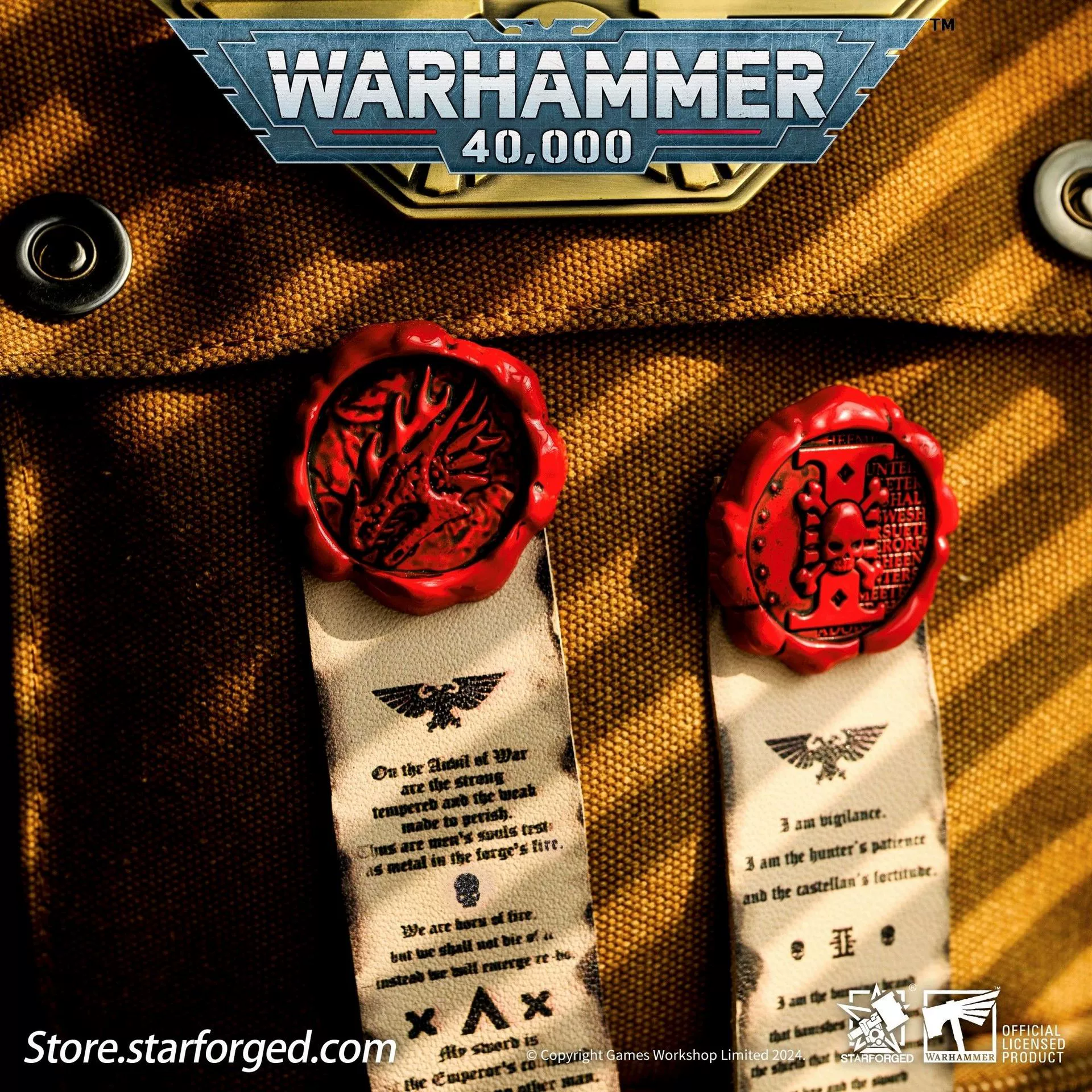 Сет из четырех предметов: Peripheral Salamander White Scar Deathwatch Mark of Purity для Warhammer 40K