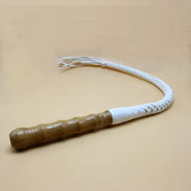 牛皮工作犬训犬用品打狗鞭子亚马逊跨境热销训练宠物用品