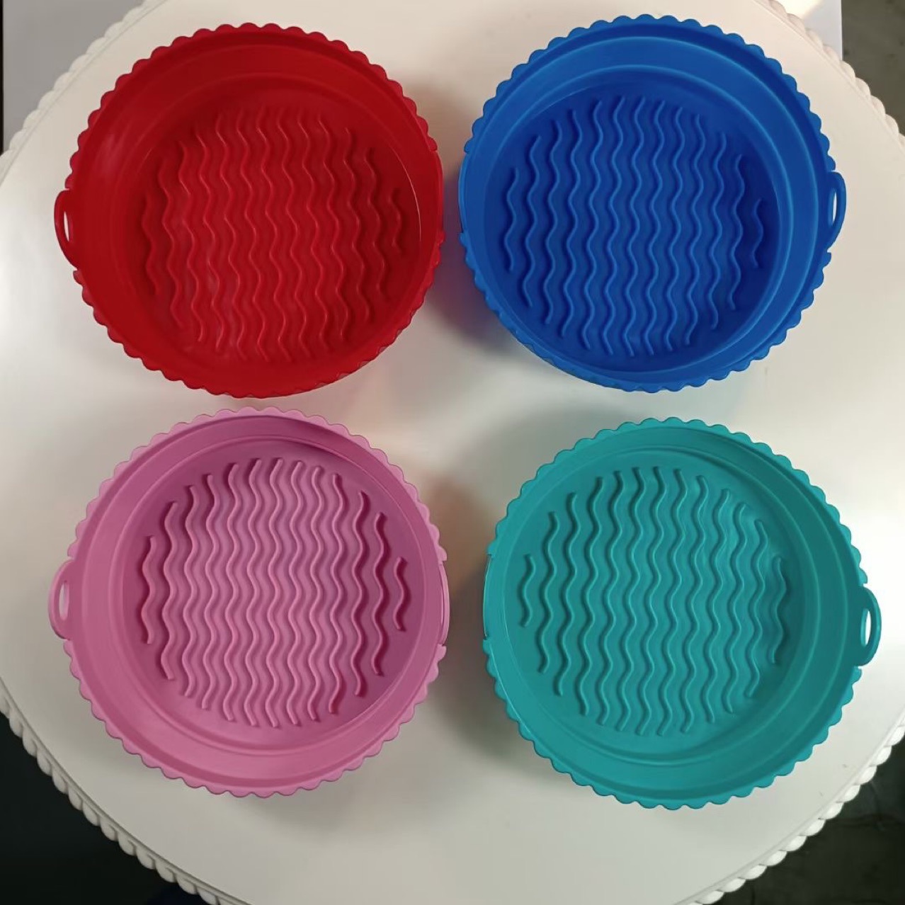 空气炸锅硅胶垫烤盘可重复使用内衬不粘油易清洗耐高温硅胶锅垫